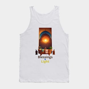 Blessings & Light / easter greetings / easter wishes Tank Top